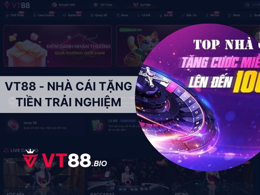 nhà cái tặng tiền trải nghiệm