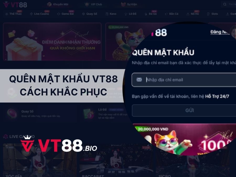 Quên mật khẩu VT88